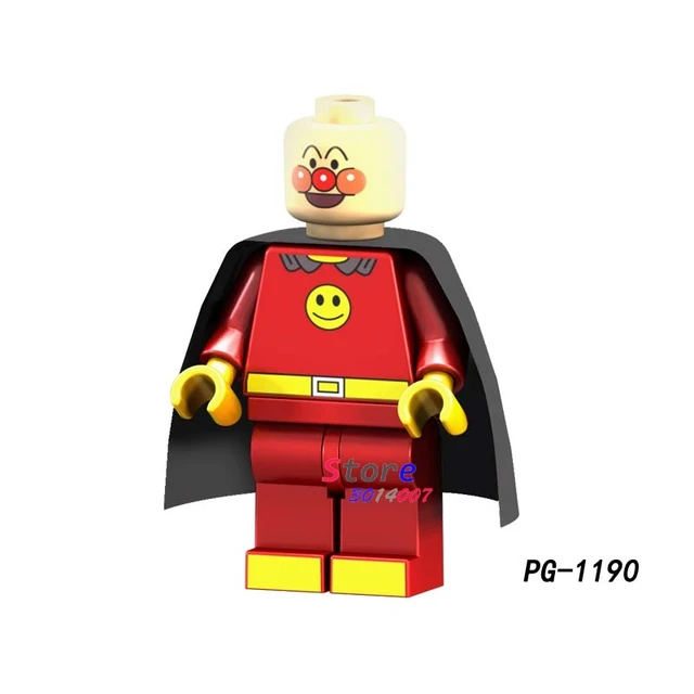 Best Price Single Avengers  Zombie Anpanman One Punch-Man Cyclops Omino Snake Undead figures super heroes building block toys for children