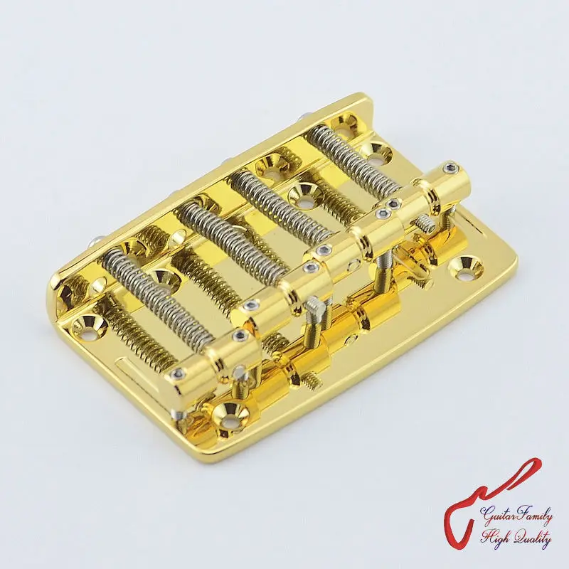 Подлинная Оригинал GOTOH 203B 4 Струны электрический бас мост (золото) Латунное седло