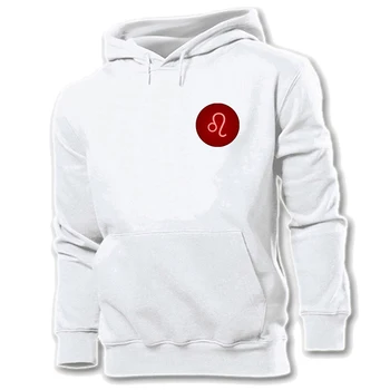 

Constellation Leo Symbol Design Unisex Graphic Hoodie Sweatshirt Strings Mens Womens Autumn Hooded Tops Pullover