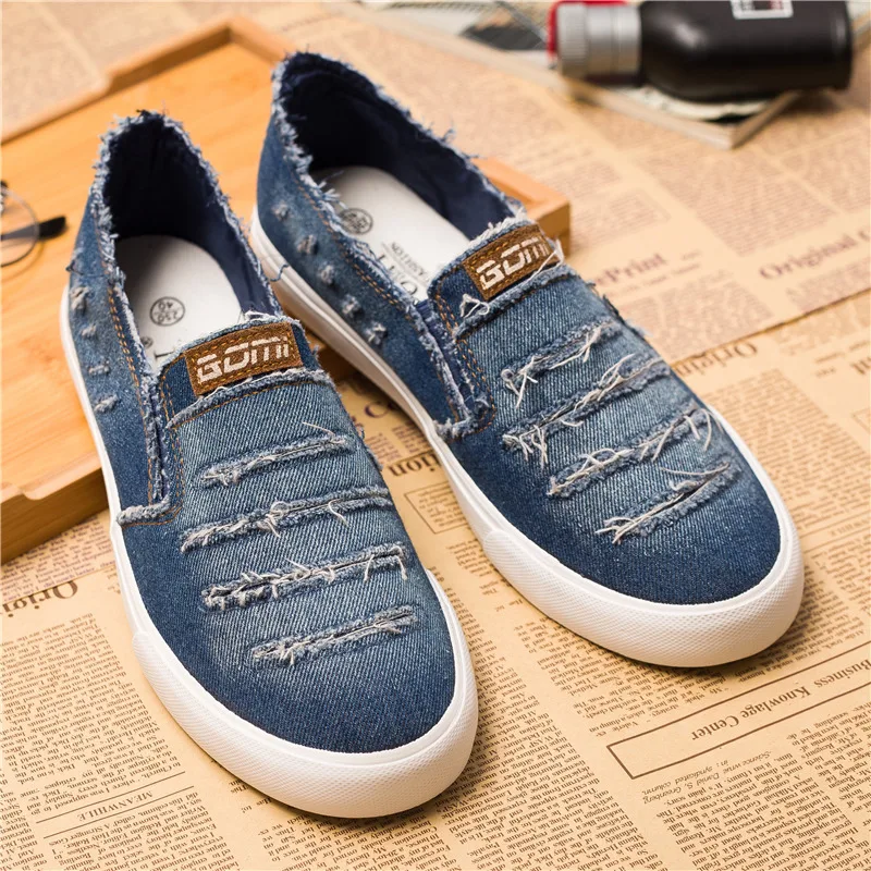 denim canvas shoes mens