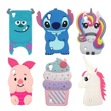 For LG X Power Case 3D Silicone Ice Cream Minnie Mouse Rabbit Stitch Unicorn Cartoon Soft Phone Cover For LG X Power K210 K220DS x stitch