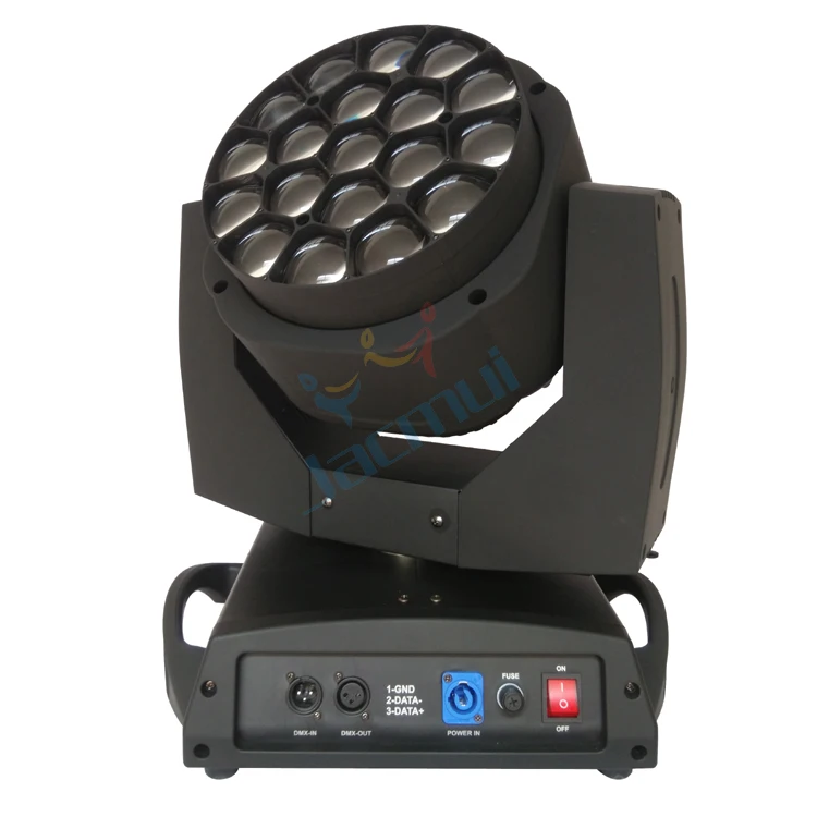 4 шт./лот) Dmx 19*15 Вт ZOOM Led Bee Eyes луч Wash Zoom RGBW 4в1 Led движущаяся головка Dj огни