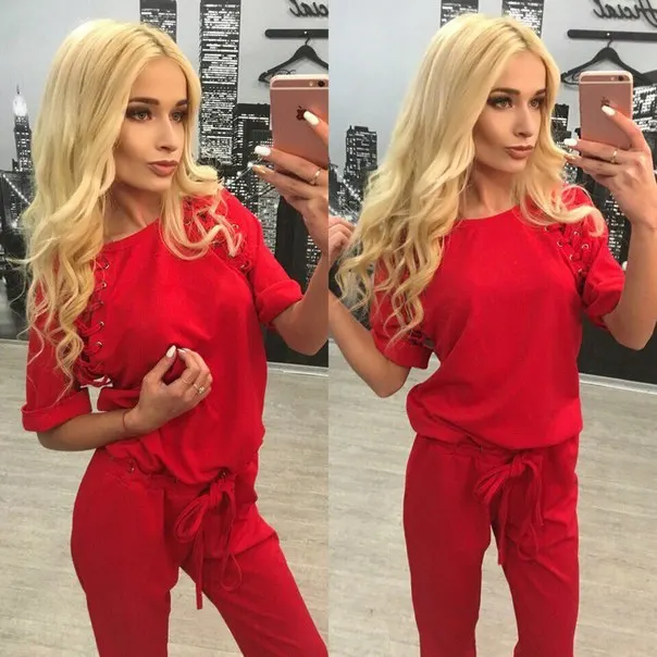 Women Fashion Jumpsuits & Rompers Portugal Euro 2016 Solid