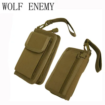 

Tactical 600D Wallet Men Hand Bag Outdoor Camping Hiking EDC Pouch Smartphone Pocket for Iphone6