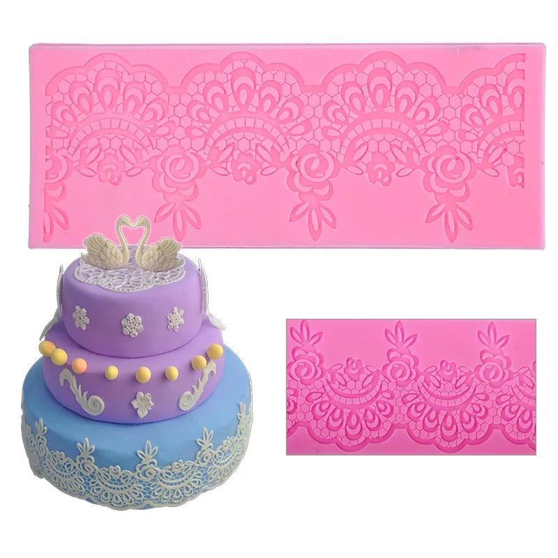 Silicone Mold Cake Lace Mats Mold Silicone Lace Mat Fondant Cake