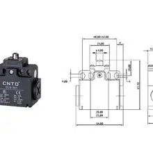 4 шт./лот высокое качество CNTD CLS-301 концевой выключатель/микро-переключатель Ui 380V Ith 10A, экономичный и пластиковый тип