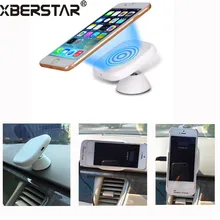 Qi Wireless Charger Charging Pad with Rotating Car Sticky Magnetic Stand Holder for Mobile Phone