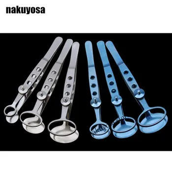 

3pcs/set Stainless Steel/Titanium alloy Medical Ophthalmology eyelid tweezers chalazion chalazion cyst folder clip 3 size S M L