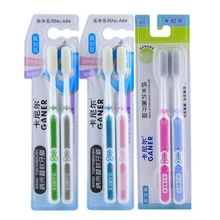 2 шт./лот бренд Nano Professional зубная щетка для взрослых Ультра мягкий хорошо ухаживать за зубами гигиена полости рта кисточки зуб