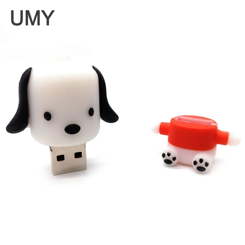 cartoon usb flash dog and tooth pen drive cute memory stick memoria 16gb 8gb 4gb 32gb cle usb disk bellek 2.0 gift pendrive cool