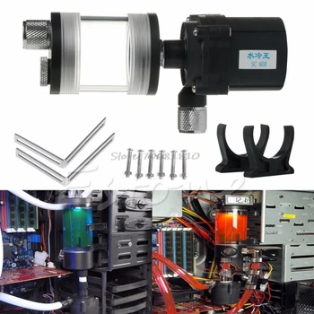 

New 60mm Cylinder Water Tank + SC600 Pump Computer Water Cooling Radiator Set Drop Shipping