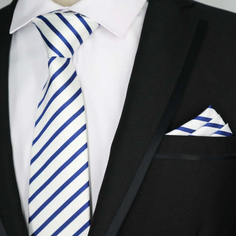 61 цвет, различные мужские галстуки, классические, полиэфирные, шелковые, вечерние, свадебные, цветочные галстуки в полоску комплекты носовых платков, карманные, квадратные Галстуки, набор - Цвет: T-208