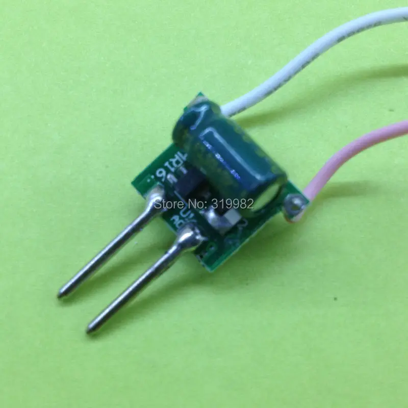 500 шт. MR16 2pin 12V Светодиодный светильник драйвер 1-3X1W низкого напряжения 2 фута 3X1 Вт 280MA постоянного тока 1 Вт 3 Вт Высокая мощность трансформатора