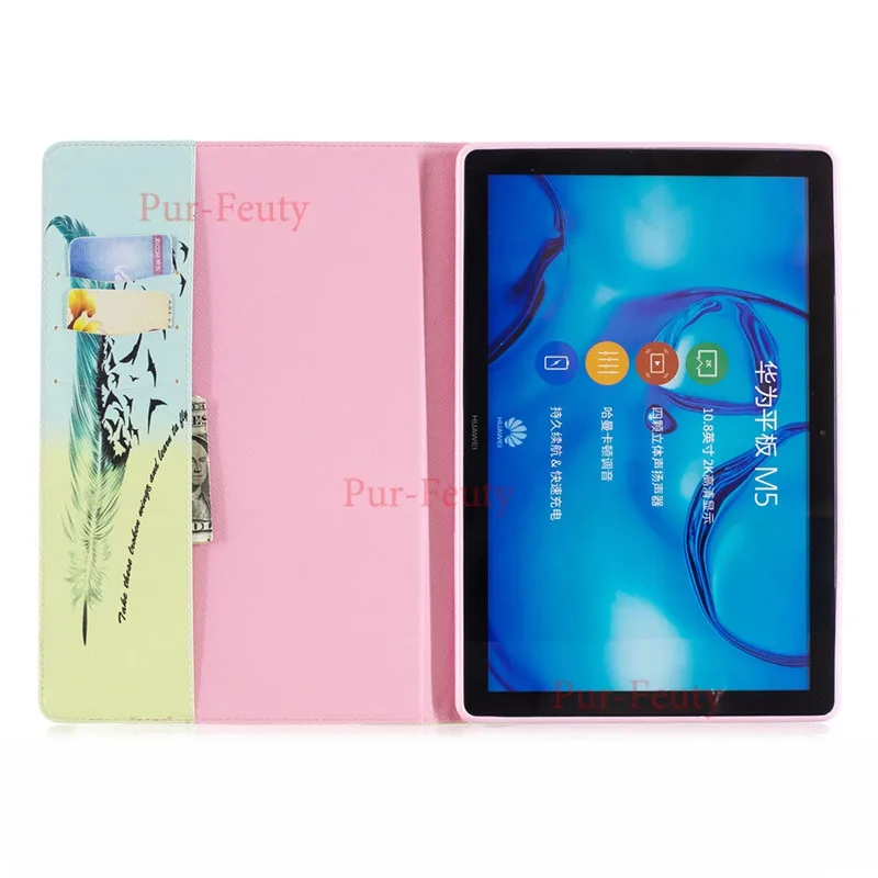 Для Coque huawei M5 Pro Чехол Флип кожаный чехол 10,8 "Чехлы планшет из искусственной кожи принципиально чехол для huawei Mediapad M5 10,8