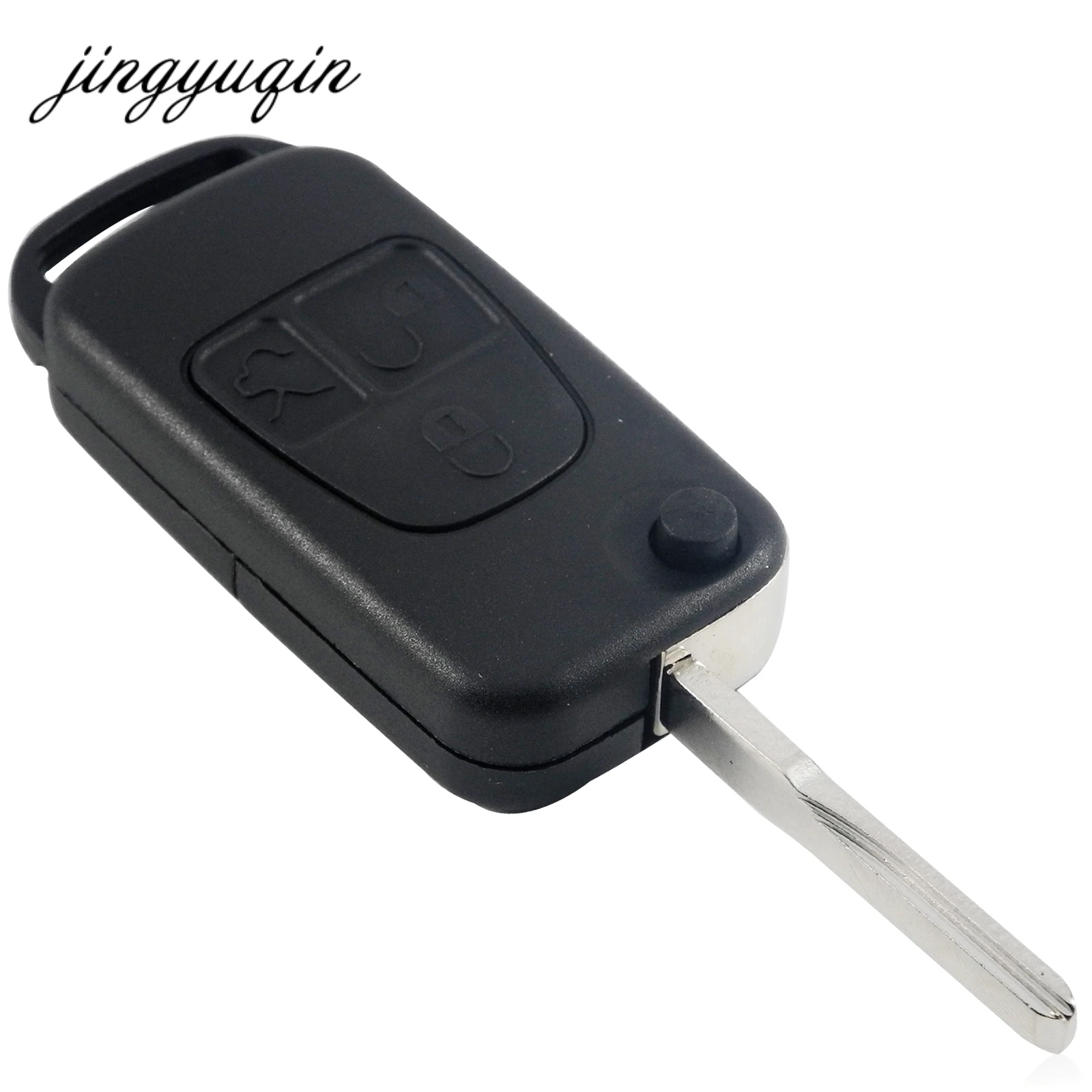 Jingyuqin 10 шт./лот HU64 чехол для автомобильного ключа с откидной крышкой MERCEDES BENZ 3