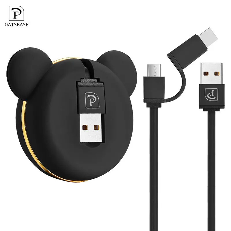Oatsbasf USB C кабель для Samsung Galaxy S9 Plus One 6 5T Xiaomi Mi Mix 2 быстрой зарядки и передачи данных