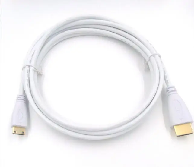 High Quality Mini HDMI to HDMI Cable2ft 3ft  0.5m 1m 2m 3m 5m  Male to Male 1.4V 1080P for Tablet Camcorder MP4 Mini HDMI cable