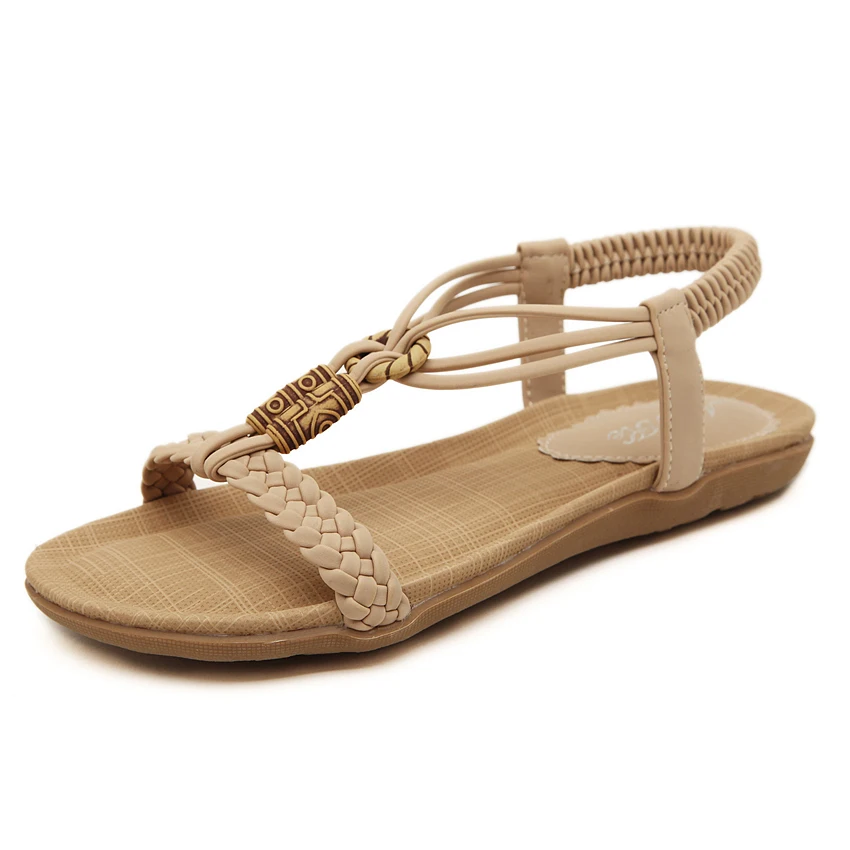 

Bohemia Women Sandals Summer Sandals Shoes Woman Flat Sandals Beach Shoes