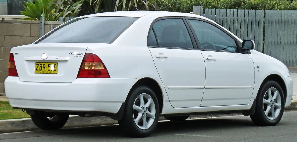 Для Toyota Corolla 2001 FS Высокое качество 26 шт. ABS хромированная отделка Аксессуары покрытие автомобильный Стайлинг светильник крышка