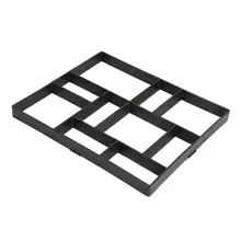 Diy Plastic Path Maker Mold Manually Paving Cement Brick Molds Stone Road Concrete Molds Tool For Garden Pavement