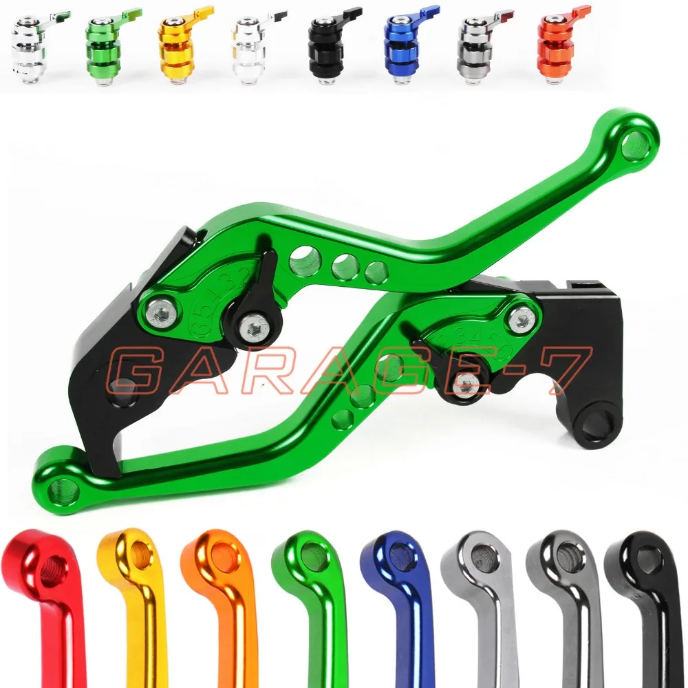 Сцепления тормозные рычаги для Kawasaki NINJA 650R 650 R (ER 6f ER6F ER 6n ER6N) 400R 400 KLE650 CNC мотоцикл