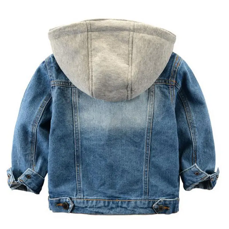 infant boy blue jean jacket
