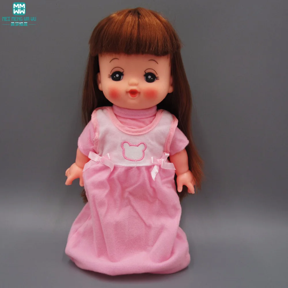 

Clothes for dolls fits 25cm appease Accompany baby doll Dress sleeping bag skirt