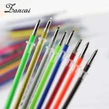 ZANCAI 36 цветов/набор 0,8 мм гелевые стержни полностью сверкающие заправки перьевая ручка хайлайтер чернила заправка офисные канцелярские принадлежности Школьные принадлежности