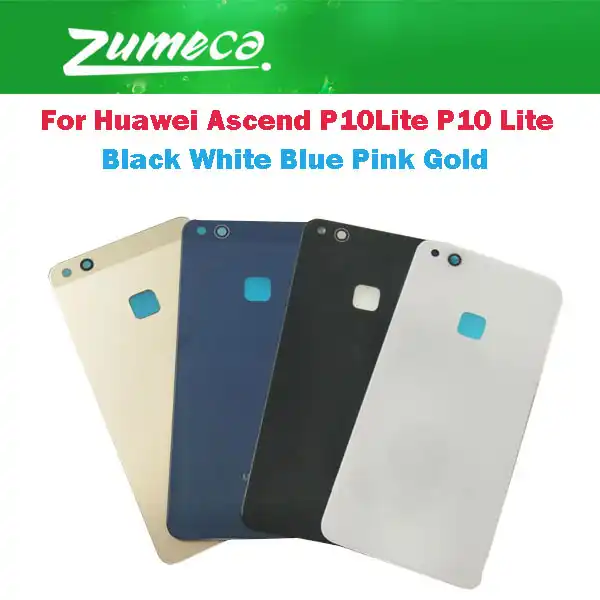 a Quality For Huawei Ascend P10lite Was Lx2j Lx2 Lx1a Huawei P10 Lite Battery Cover Housing Case Door Rear Glass 5 Color Mobile Phone Housings Frames Aliexpress