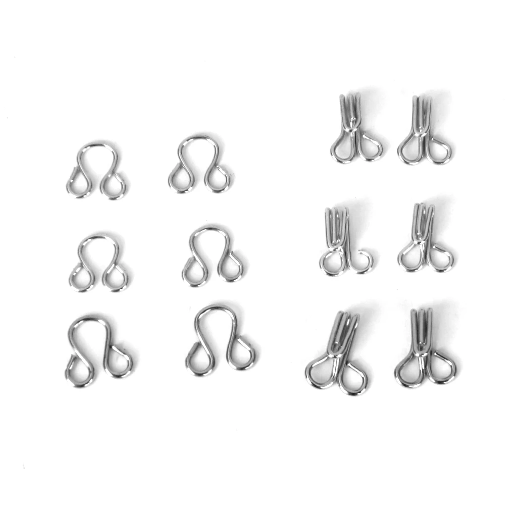36 Sets Hook and Eye Fastener for Bra/Dress/Corset Sew On