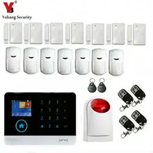 YoBang Security Touch Keyboard WIFI GSM GPRS Home Intruder Security Voice Theft Alarm RFID Funtion Wireless Outdoor Alert 433MHZ