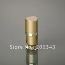 15 мл Золотая треугольная форма помпа для лосьона. Бутылка для эмизии, косметический контейнер, бутылка для пресс-насоса, косметическая бутылка