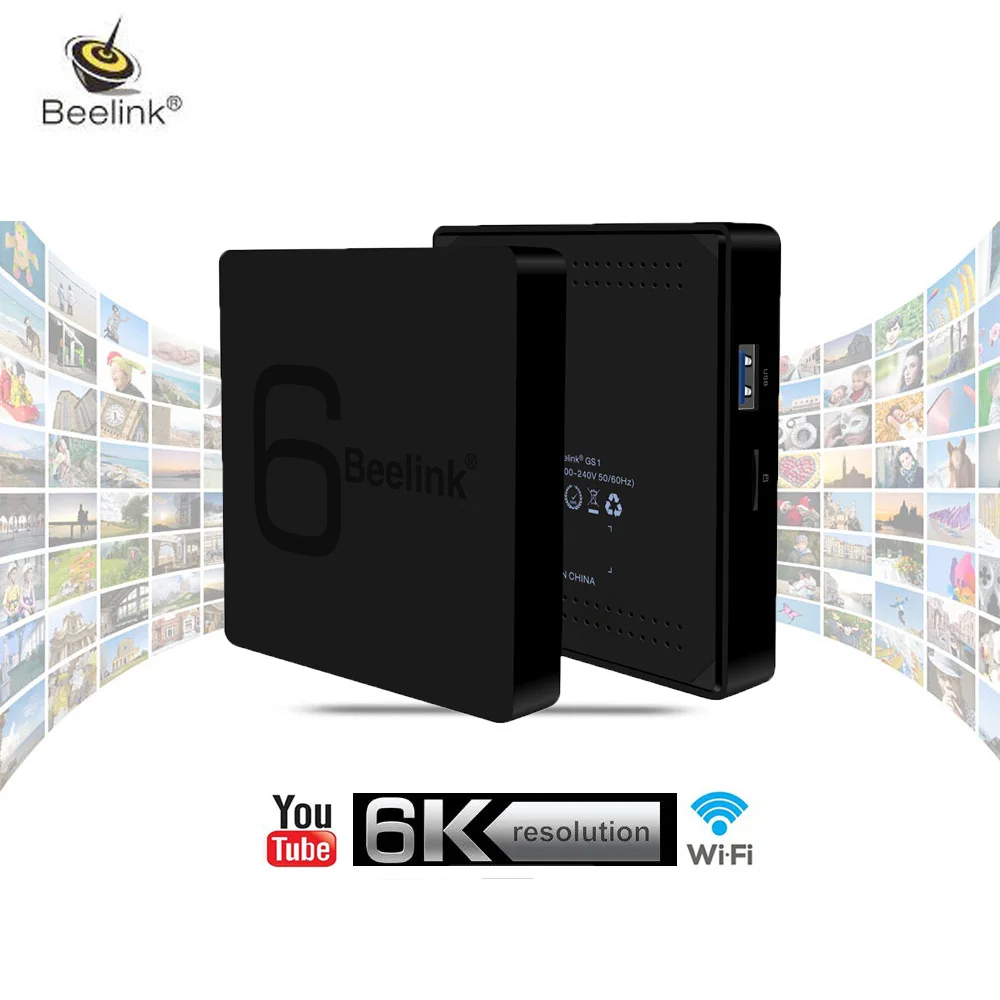 

Beelink GS1 6K TV Box Allwinner H6 Android 7.1 TV Box Bluetooth 4.0 1000M LAN USB 3.0 Media Player PK Beelink GT1 Ultimate 3