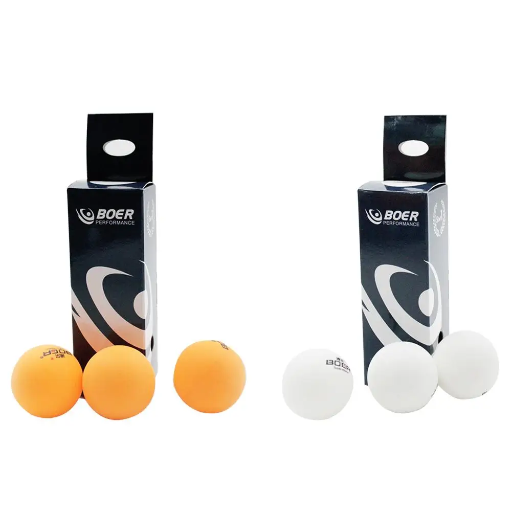 عالية الجودة تنس طاولة البرتقال الأبيض بينغ بونغ كرات 1 نجمة 3 قطعة/الحزمة 40 + mm ABS التدريب المهني بينغبونغ كرات