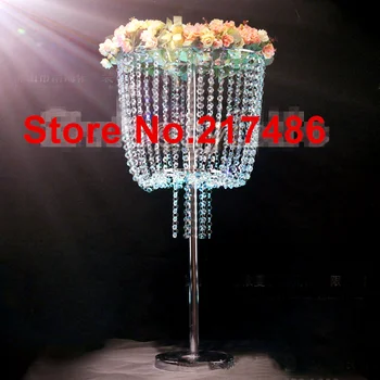 

New style tall Acrylic crystal wedding table centerpieces for decoration event party supplies