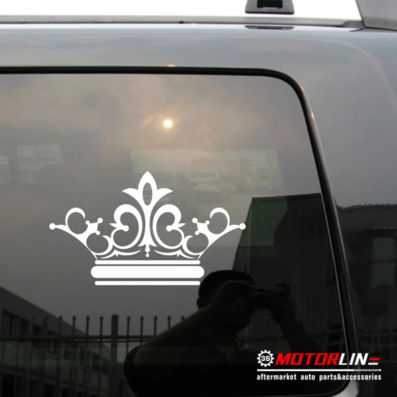 

pick size color Crown Prince Princess King Car Decal Sticker Vinyl die cut no background