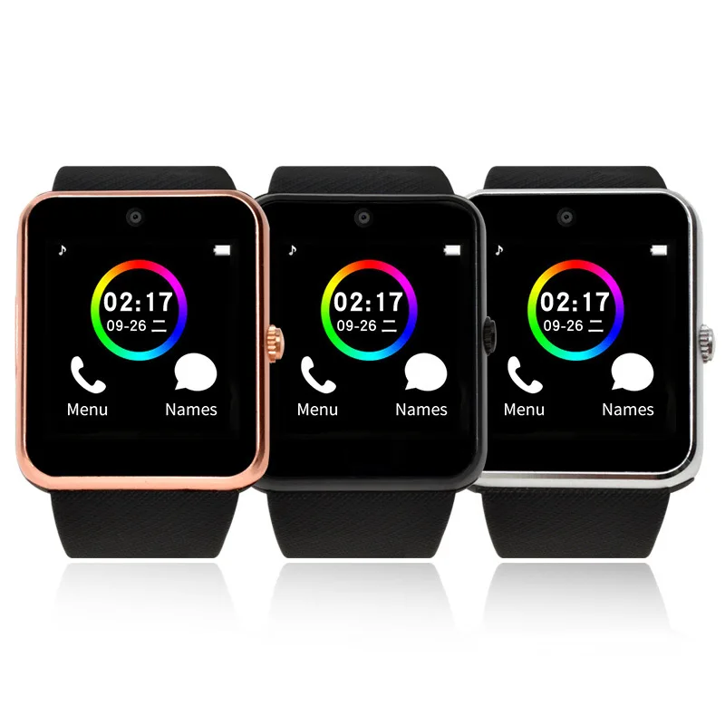 Умные часы gt08 smartwatch reloj inteligente relogio montre подключения наручные relogios поддержка Sim TF