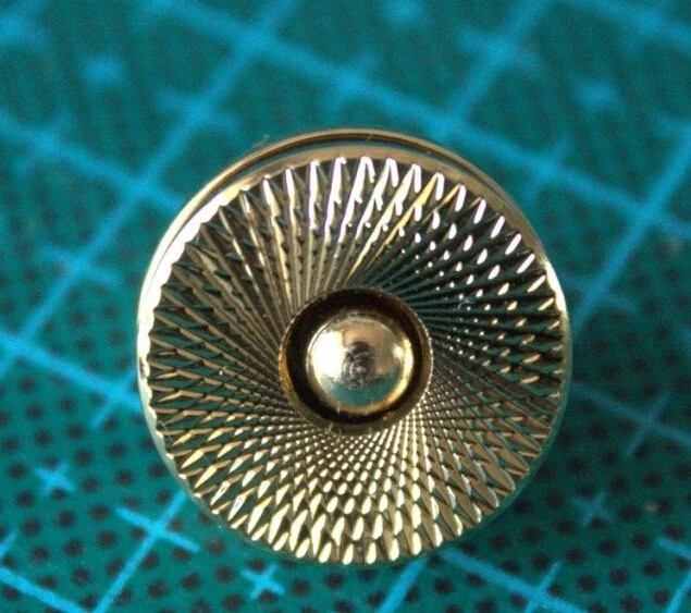 17mm golden color metal brass buttons for bagsin Tool Parts