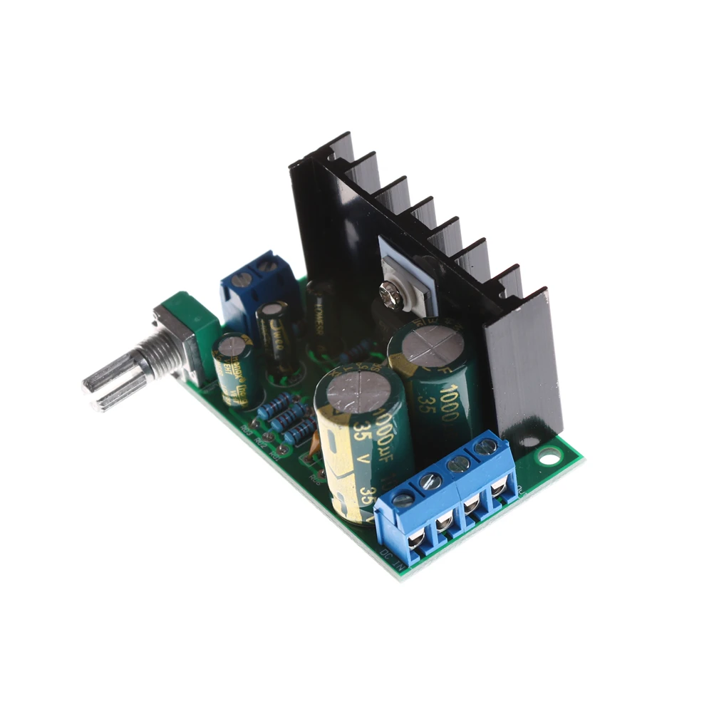 Adjustable 60*35*40mm TDA2050 DC 12-24V 10-30W Amp Mono Audio Amplifier Board Module Single Power Supply Volume