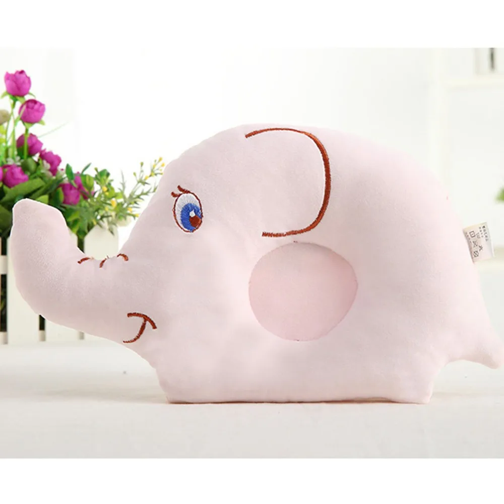 

Support Cushion Prevent Elephant Styling Anti Roll Pillow Gift Cartoon Newborn Baby Pillow Flat Head Sleeping Positioner