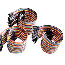 Dupont Line 120 шт./лот 10 см мужской+ мужской женский и Женский Соединительный провод Dupont кабель для Arduino