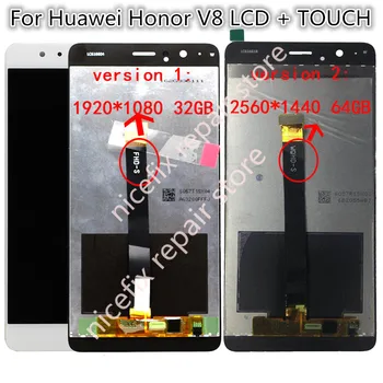 

For Huawei Honor V8 KNT-AL20 KNT-UL10 KNT-AL10 KNT-TL00 KNT-TL10 LCD Display + Touch Screen Digitizer Assembly Replacement