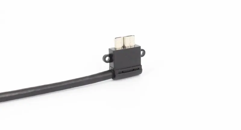 USB3.0A мужской правый поворот Micro USB Мужской левый изгиб данных зарядный кабель для жесткого диска мобильный телефон ноутбук с камерой двойной локтевой кабель