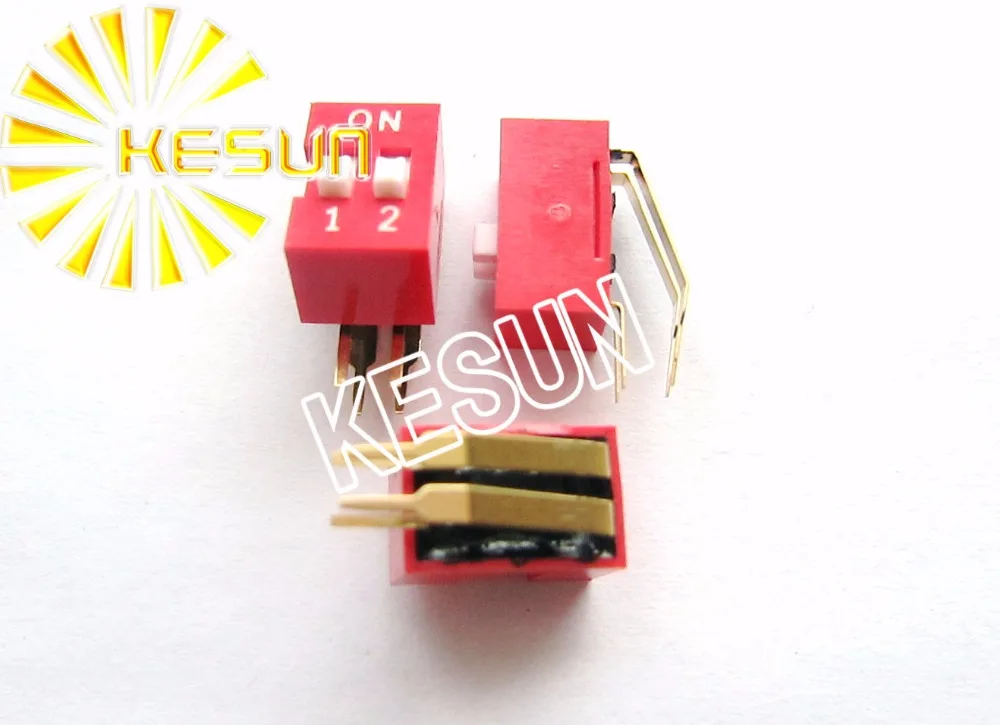 

FREE SHIPPING 10PCSx 100% Original DA-02 2P 2.54mm SPST Right Angle DIP Switch DA-02-V