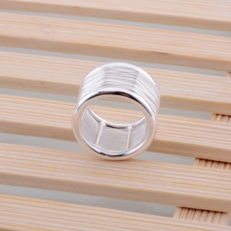 circular shiny Wholesale silver plated ring 925 Fashion jewelry Silver Ring 925sterling-silver TAJVCCJZ