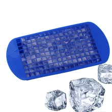 Summer 160 Cavity Silicone Wiskey Ice Tray Square Ice Cube Maker DIY Food Grade Small Ice Mold Kitchen Storage Containers