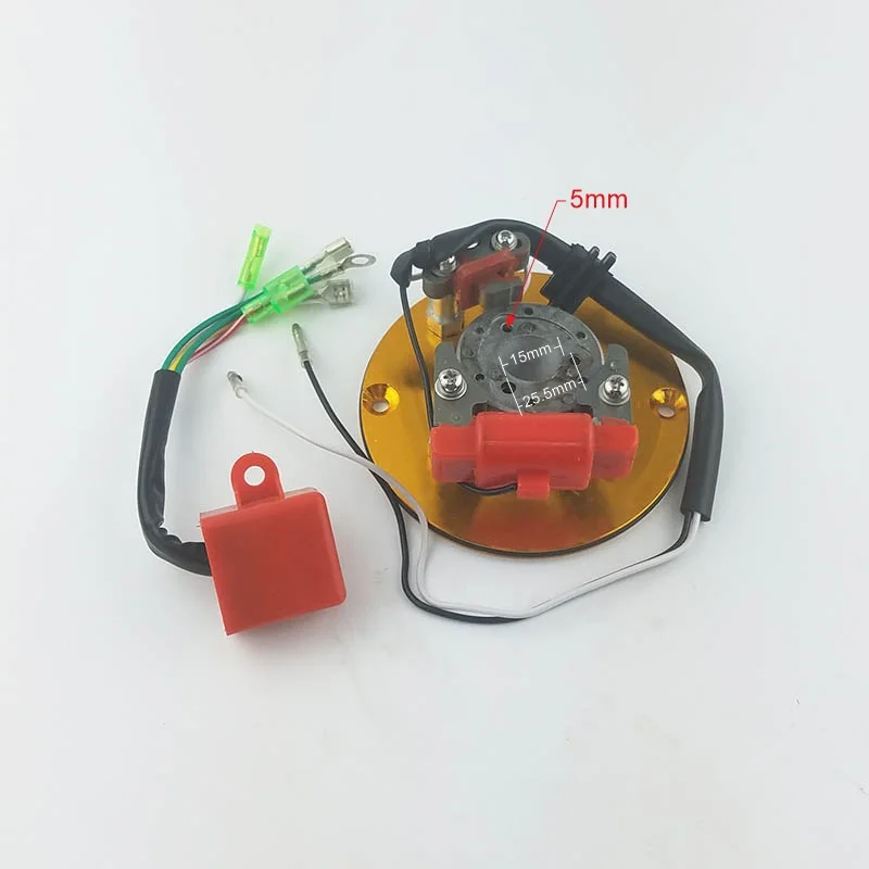 Новый гоночный статор Magneto внутренний ротор комплект CDI красный для 110 125 140cc Lifan YX