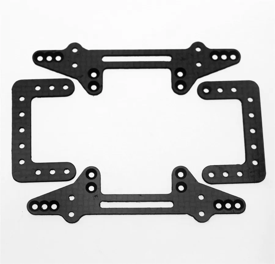 Rfdtygr Rc Mini 4Wd 1.5 Millimetri Parti In Fibra Di Carbonio: Ms Medio Ala Set Per Tamiya Mini 4Wd C141 1 Set/Lotto