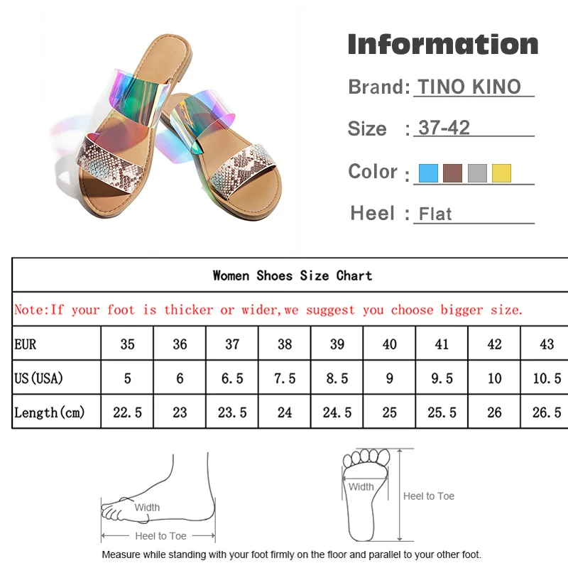 TINO KINO/женские прозрачные летние шикарные тапочки на плоской подошве; прозрачная обувь; женские Вьетнамки; женские пляжные блестящие шлепанцы; большие размеры