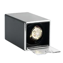 Rectangle Watch Winder Automatic Watch Winding Storage Boxes Black Paint/Leather Shaker Case New Arrival 2019 wholesale cardboard material watch box new black red blue jewelry gift boxes case new men s watch storage boxes case